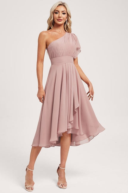 Robe Asymétrique Asymétrique Fluide - gallery 2