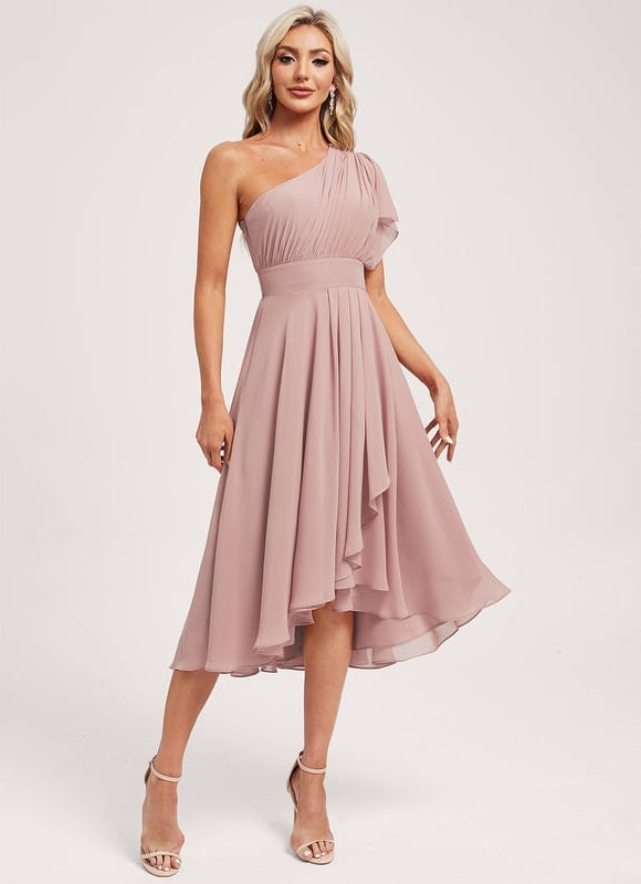 Robe Asymétrique Asymétrique Fluide - gallery 2