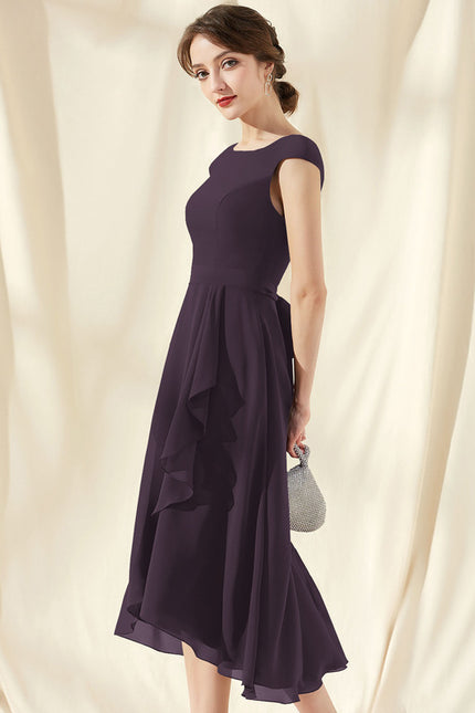 Robe Asymétrique Asymétrique Épurée - gallery 2