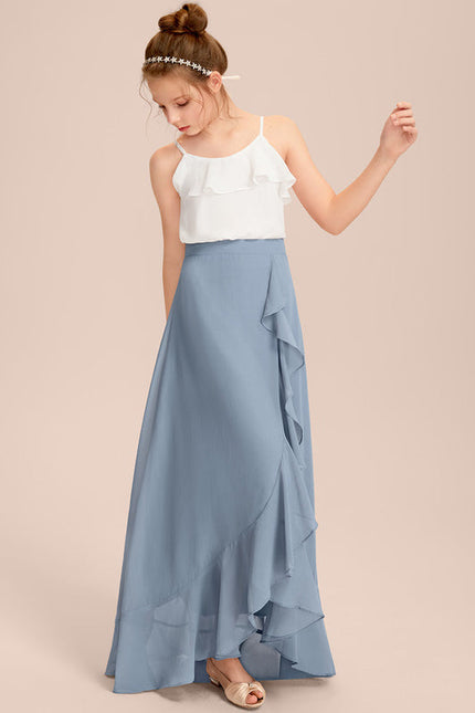 Robe Plissée Longue Asymétrique - gallery 1