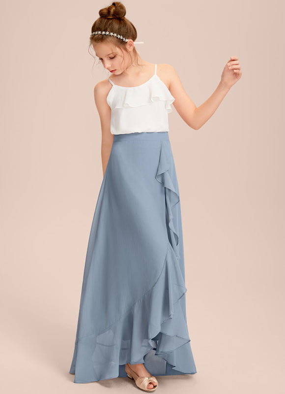 Robe Plissée Longue Asymétrique - gallery 1