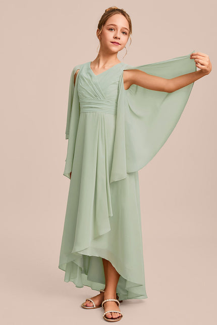 Robe Asymetrique Vert D'Eau - gallery 4