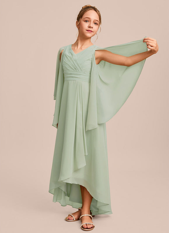 Robe Asymetrique Vert D'Eau - gallery 4