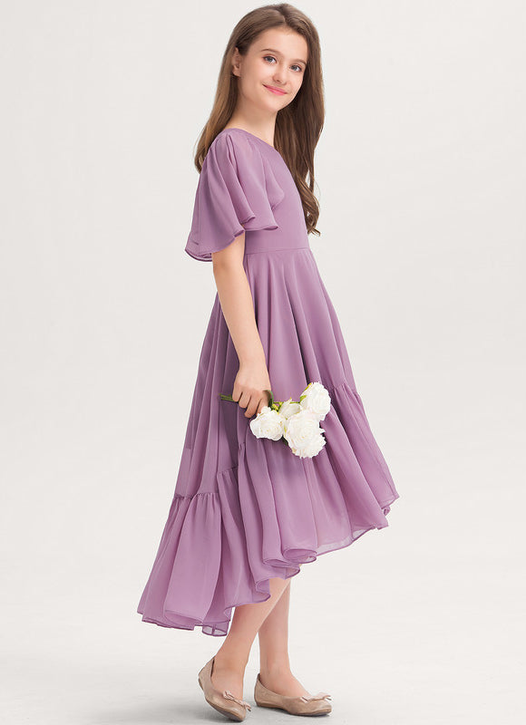 Robe Asymetrique Vert D'Eau - gallery 2