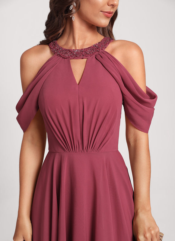 Robe Asymétrique Bicolore Chic - gallery 4