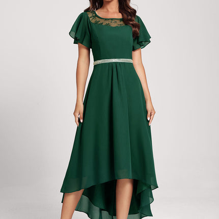 Robe Asymétrique Mousseline Chic