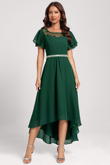 Robe Asymétrique Mousseline Chic