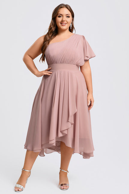 Robe Asymétrique Asymétrique Fluide - gallery 9