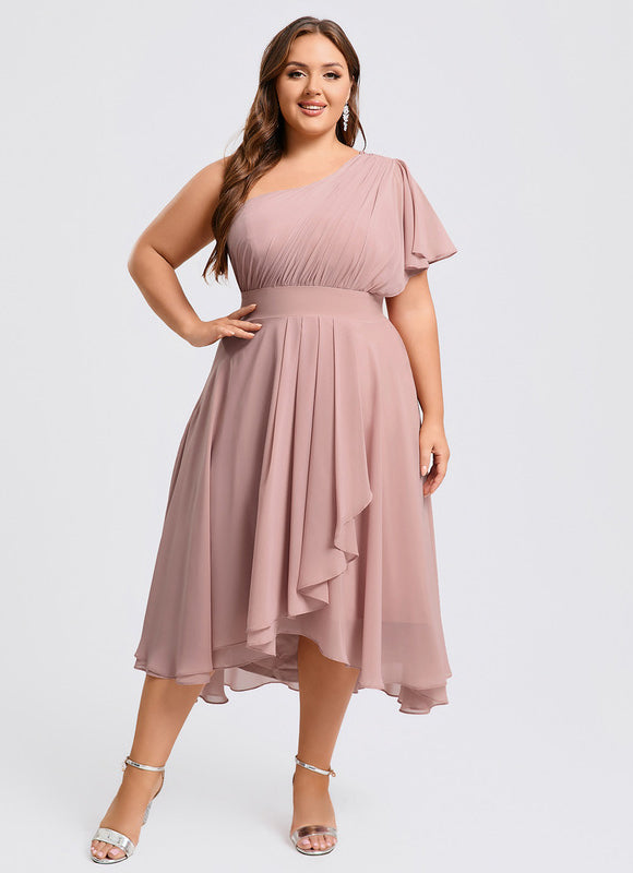 Robe Asymétrique Asymétrique Fluide - gallery 9