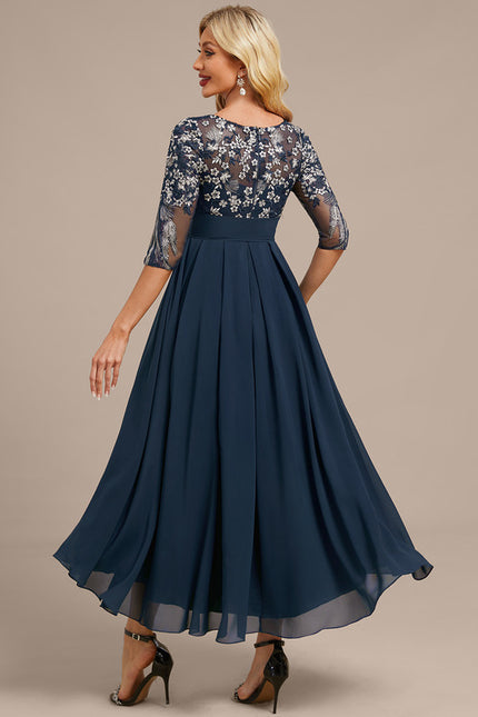 Robe Asymétrique Fluide Élégante - gallery 5