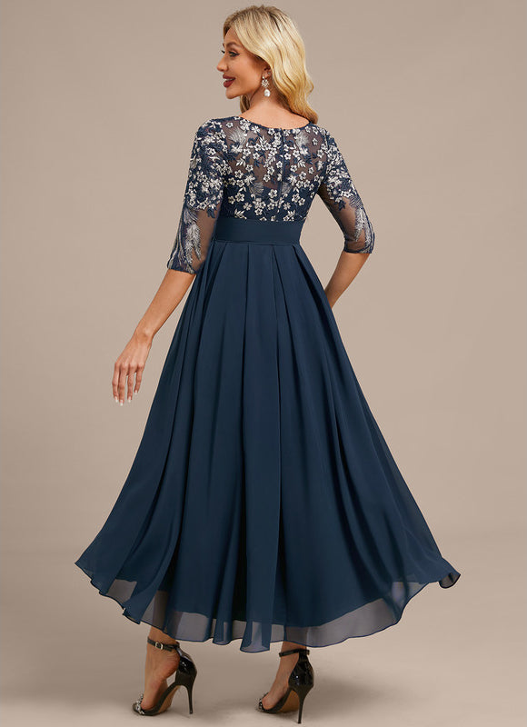 Robe Asymétrique Fluide Élégante - gallery 5