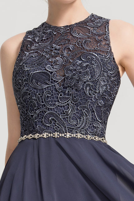 Robe Asymétrique Mousseline Chic - gallery 7