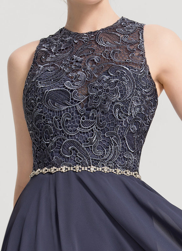 Robe Asymétrique Mousseline Chic - gallery 7
