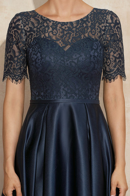 Robe Asymétrique Satin Chic - gallery 2