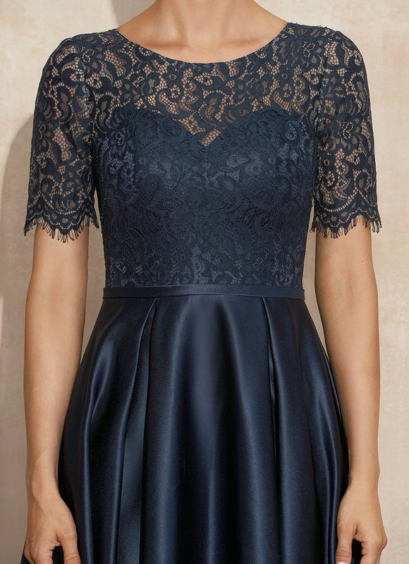 Robe Asymétrique Satin Chic - gallery 2