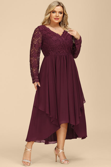 Robe Asymétrique Mousseline Fleurie - gallery 8