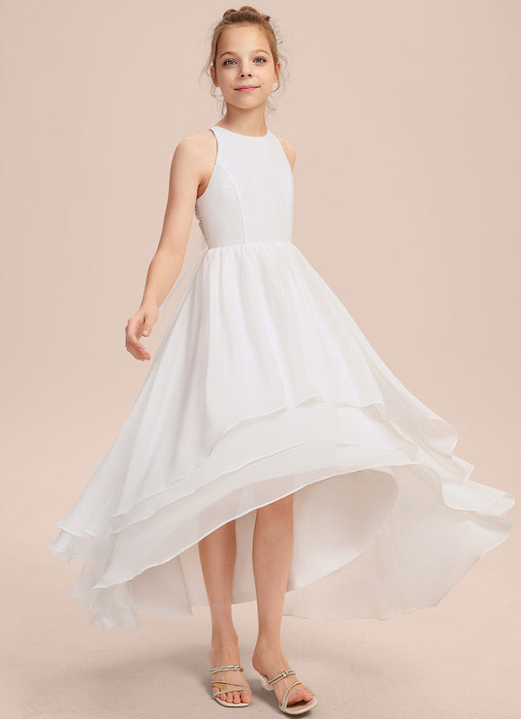 Robe Asymétrique Trapèze Fluide - gallery 2