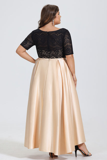 Robe Asymétrique Asymétrique Écrue - gallery 6