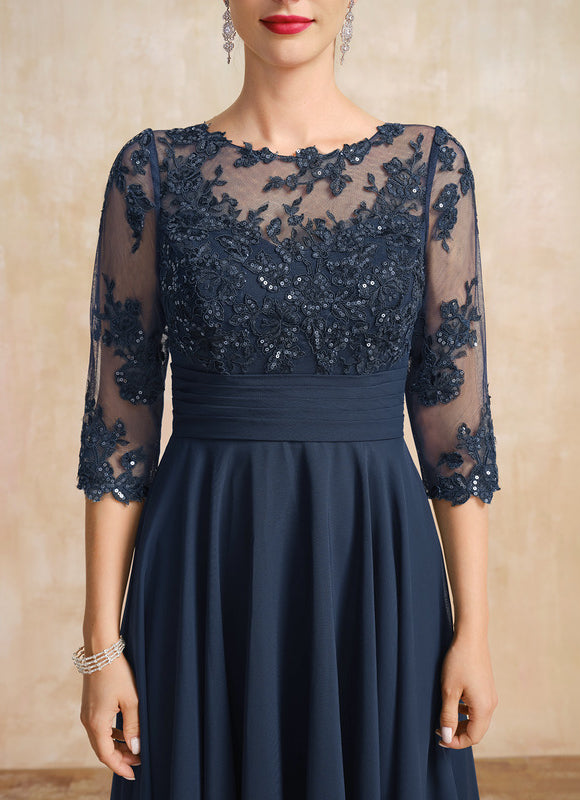 Robe Grande Taille Asymétrique - gallery 6