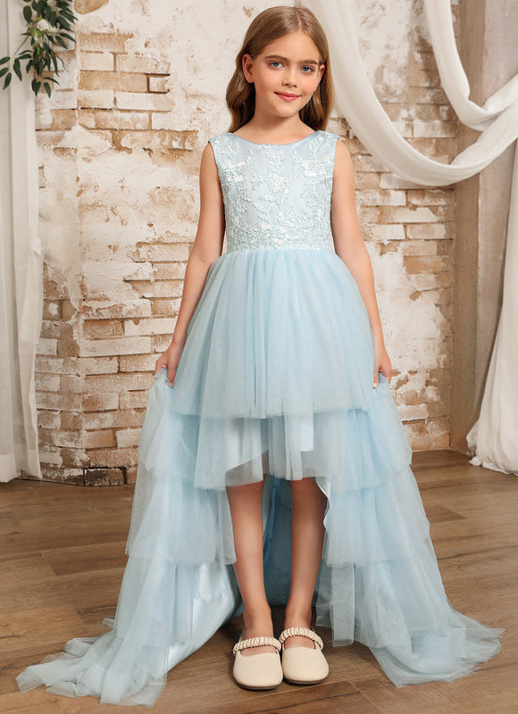 Robe En Tulle Drapée Asymétrique