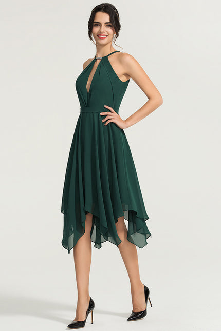 Robe Asymétrique Chic Asymétrique Perlé - gallery 3