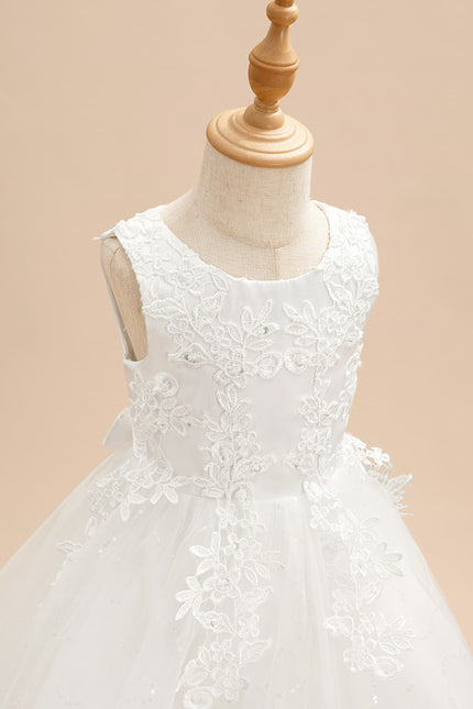 Robe Asymétrique Tulle Blanche - gallery 6