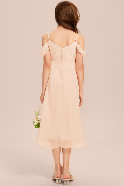 Robe Asymétrique Asymétrique Vert Pâle - gallery 1