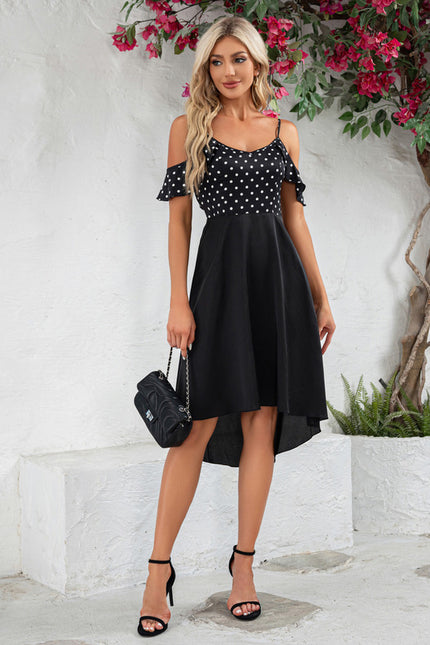 Robe Asymetrique Avec Volant - gallery 3