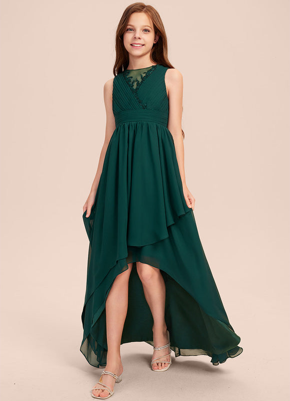Robe Asymétrique Asymétrique Marine - gallery 5