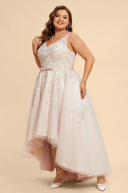 Robe Asymétrique Satinée Écrue - gallery 8