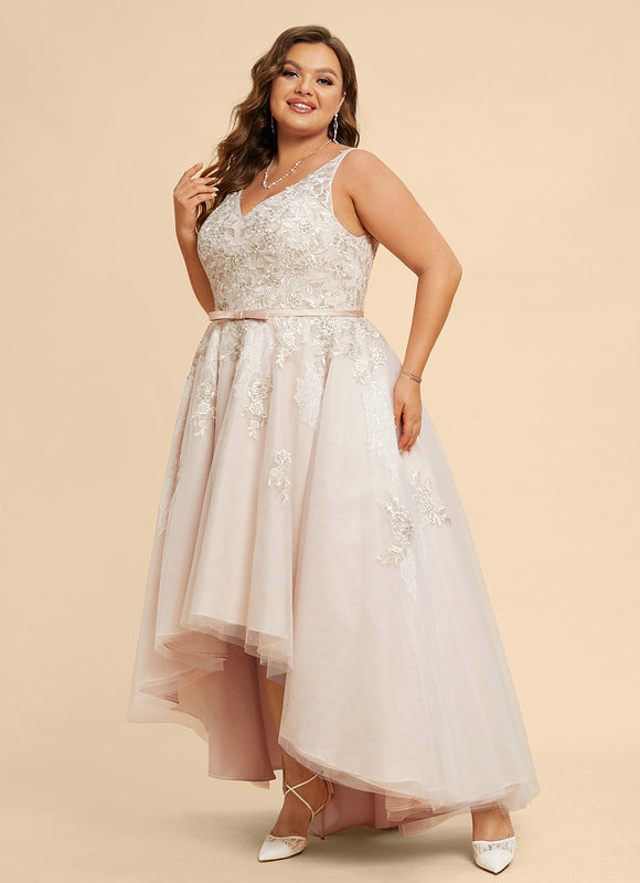 Robe Asymétrique Satinée Écrue - gallery 8