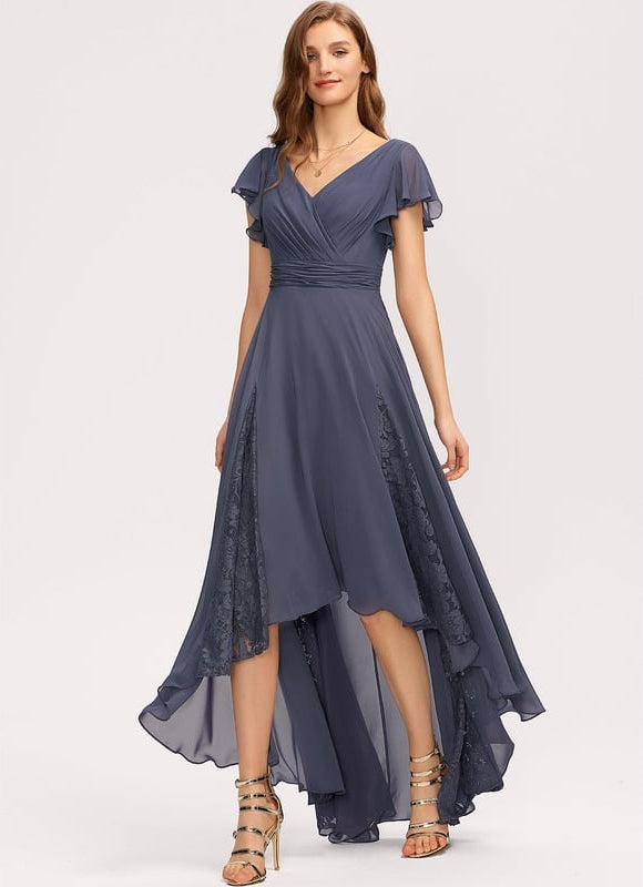 Robe Asymétrique Vaporeuse Chic - gallery 1