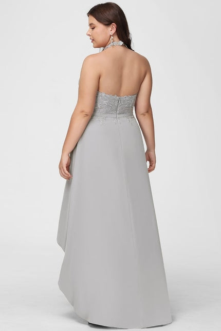 Robe Asymétrique Dentelle Couture - gallery 7