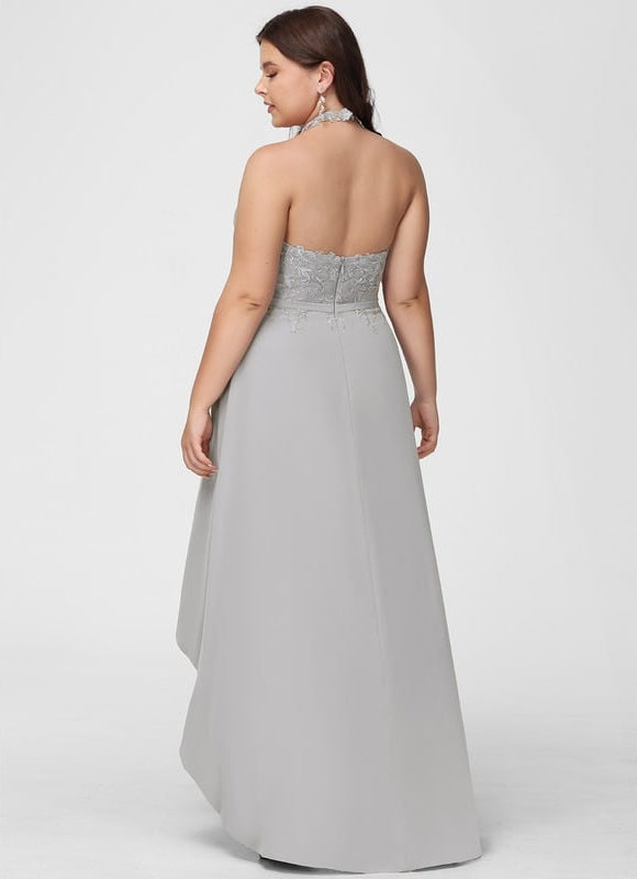 Robe Asymétrique Dentelle Couture - gallery 7