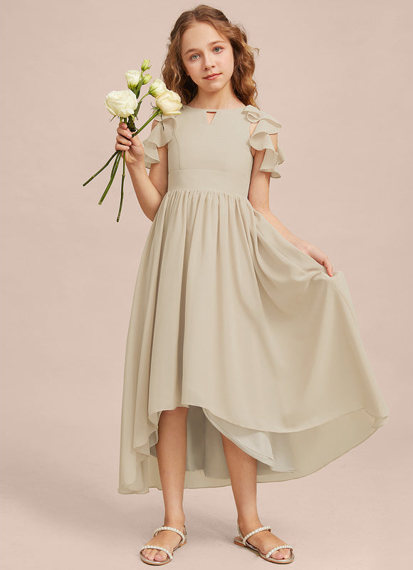 Robe Asymétrique Trapèze Fluide - gallery 1