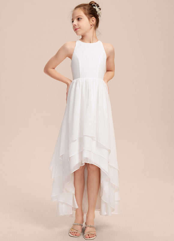 Robe Asymétrique Trapèze Fluide - gallery 1