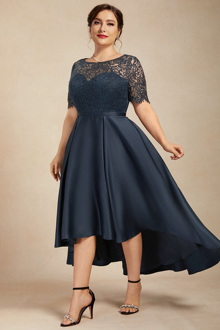 Robe Asymétrique Satin Chic - gallery 7