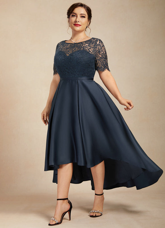 Robe Asymétrique Satin Chic - gallery 7