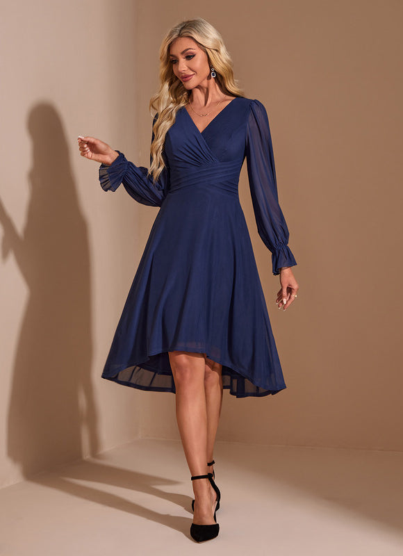 Robe Asymétrique Drapée - gallery 4