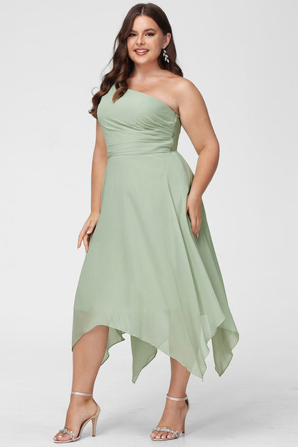 Robe Asymétrique Asymétrique Fluide - gallery 8