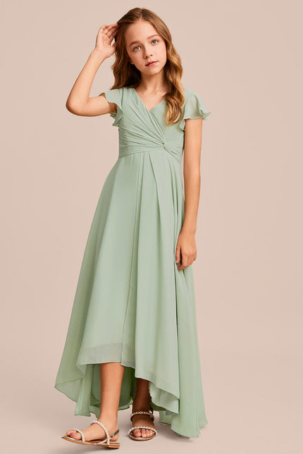 Robe Asymetrique Vert D'Eau - gallery 3