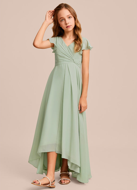 Robe Asymetrique Vert D'Eau - gallery 3