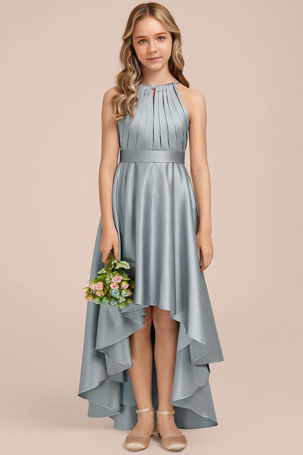 Robe Asymétrique Satin Fluide