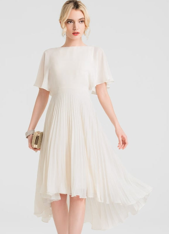 Robe Asymetrique Bleu Roi