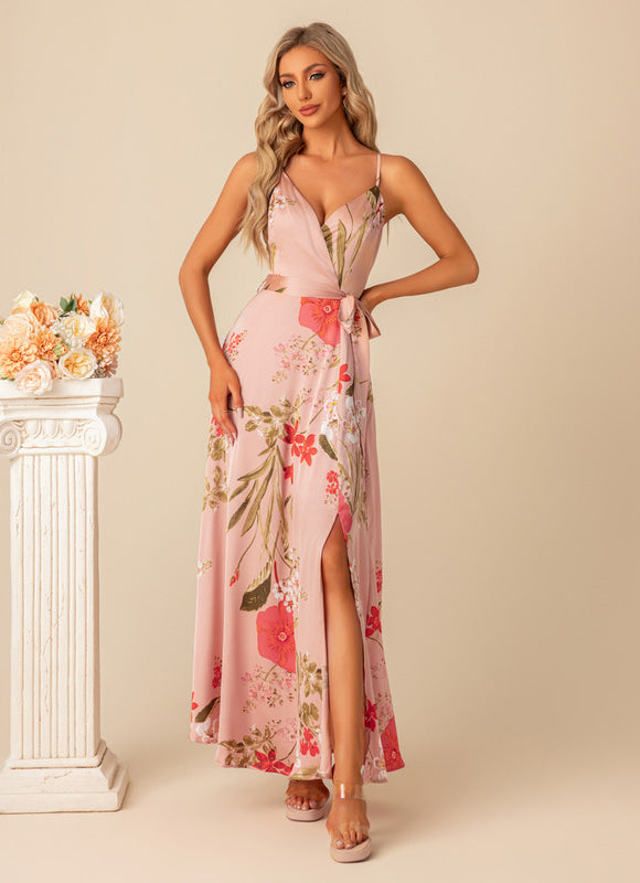 Robe Asymetrique Rose - gallery 1