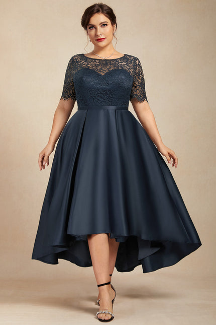 Robe Asymétrique Satin Chic - gallery 6