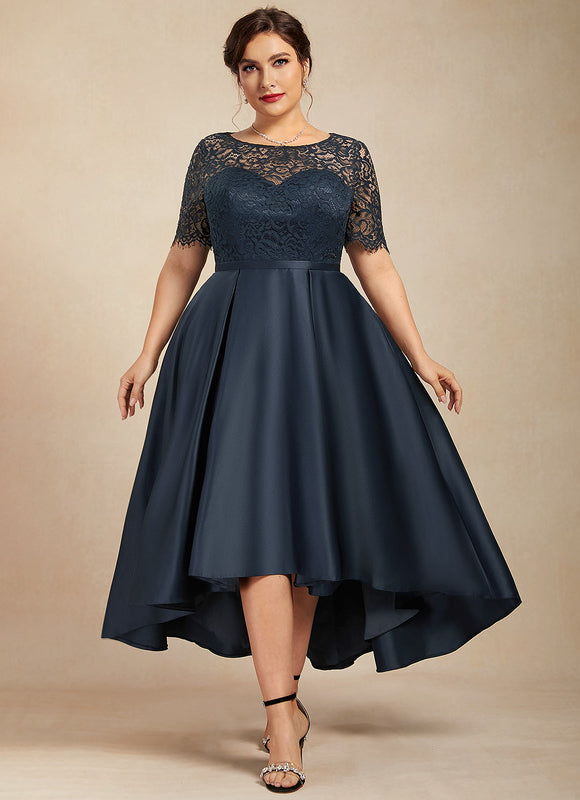 Robe Asymétrique Satin Chic - gallery 6