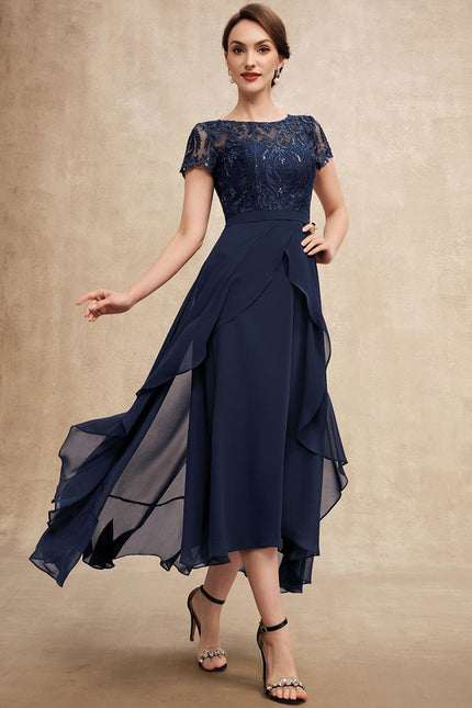 Robe Asymétrique Nuit Étoilée - gallery 3