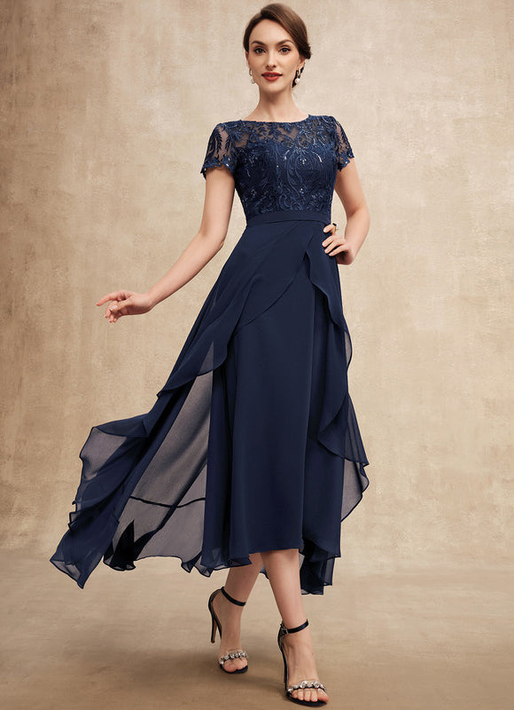 Robe Asymétrique Nuit Étoilée - gallery 3