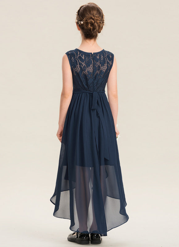 Robe Asymétrique Envolée Marine - gallery 1